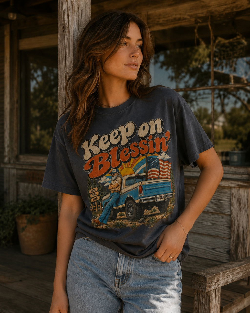 KEEP ON BLESSIN' - TEE