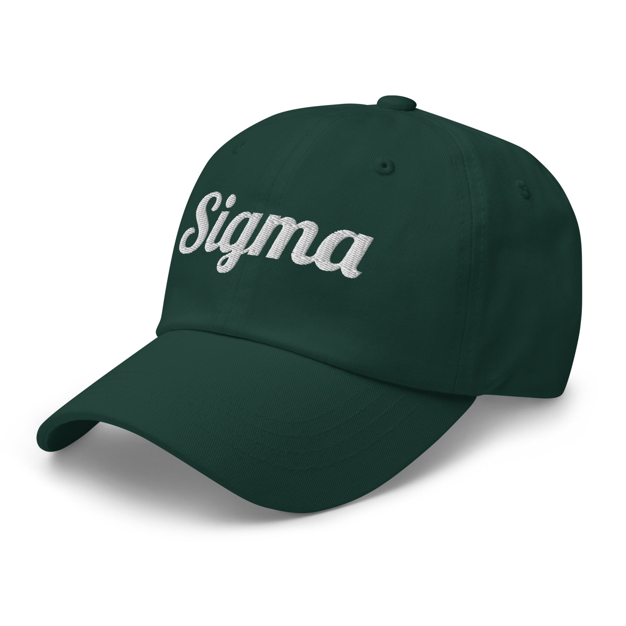 Spruce dad baseball cap with Sigma™ script logo on front panel